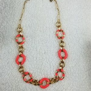 New Coral Kate Spade Chain necklace